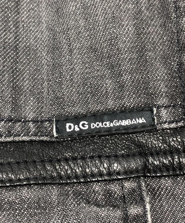 中古・古着通販】DOLCE & GABBANA (ドルチェ＆ガッバーナ) レザー切替
