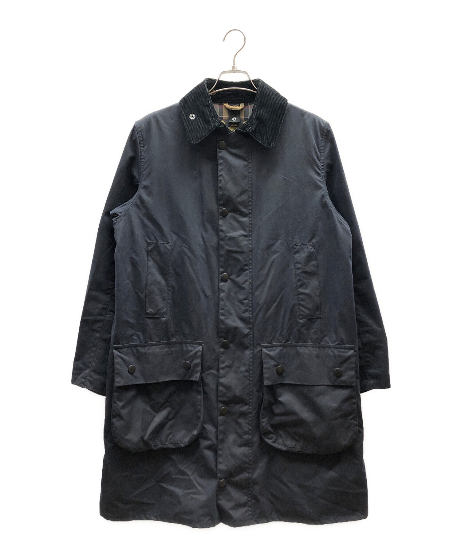 m*n様 【極美品】Barbour SL BORDER 2レイヤーsize40黒 中古・古着通販】Barbour (バブアー) SL BORDER/WAXED COTTON/1402141