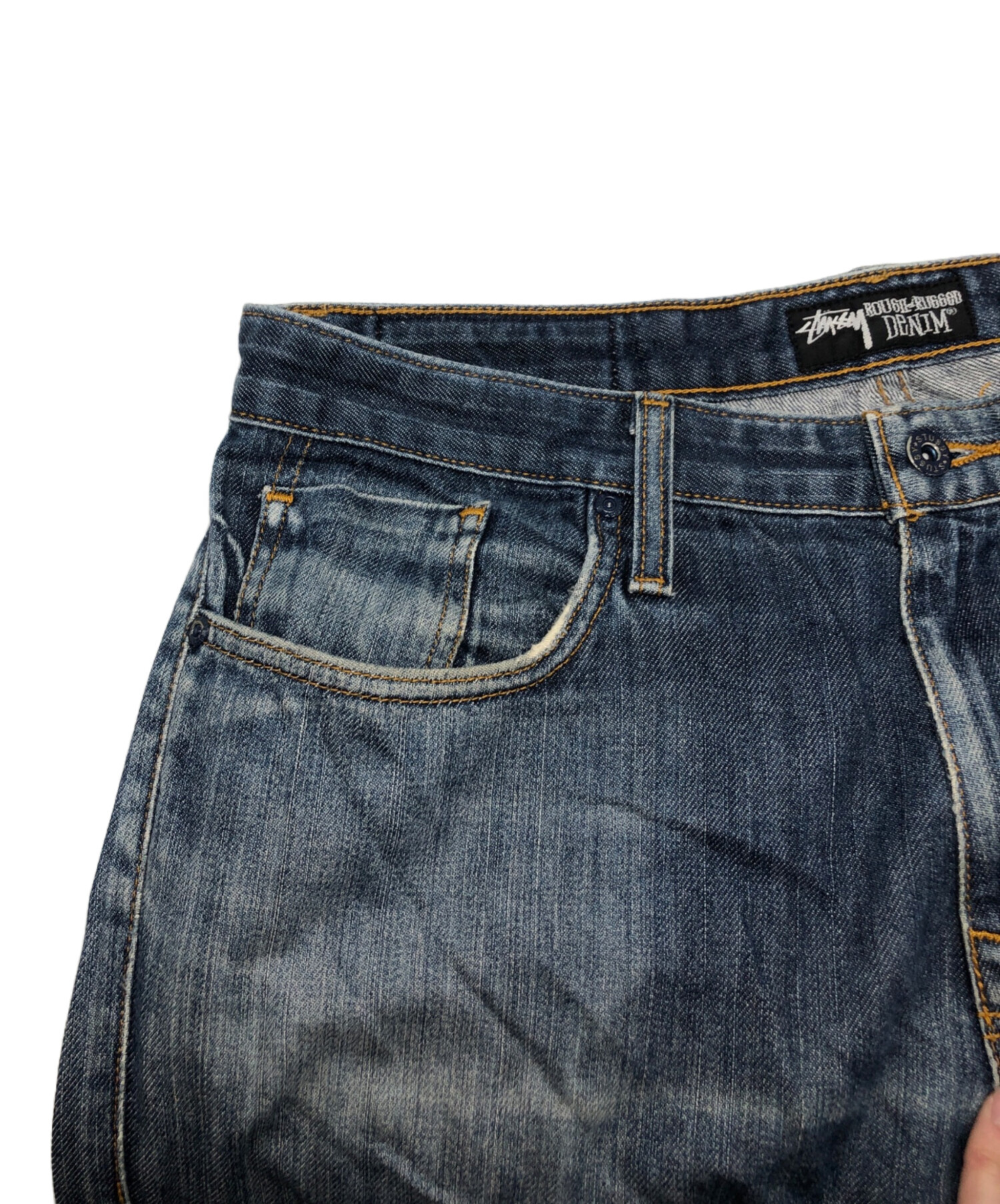 中古・古着通販】stussy (ステューシー) デニムパンツ インディゴ