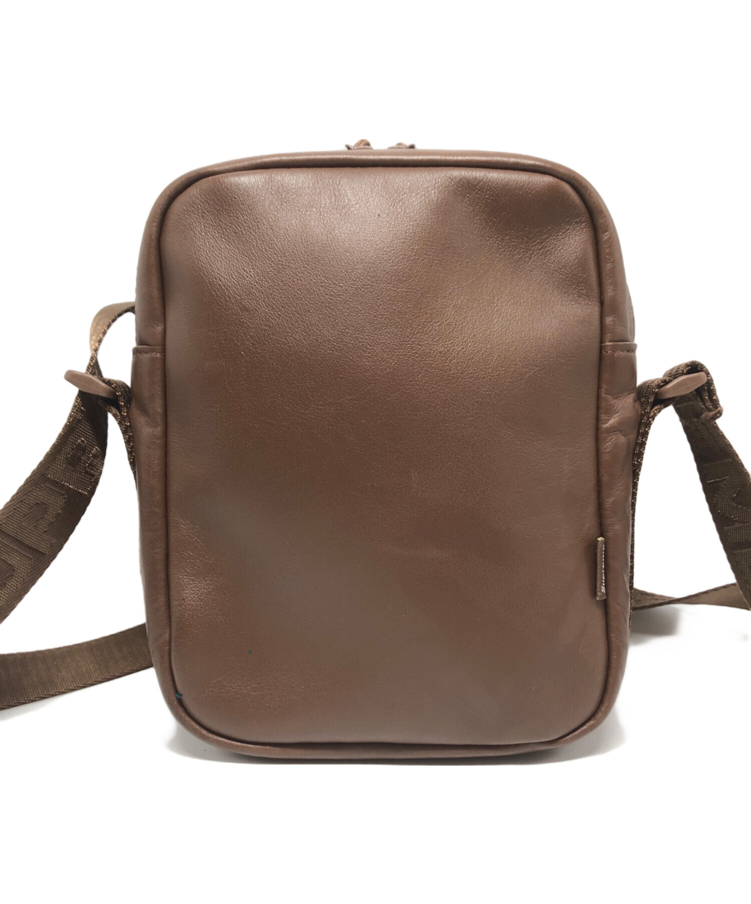 Supreme ヴィンテージ　ドラムバッグ ブラウン 中古・古着通販】Supreme (シュプリーム) Leather Shoulder Bag