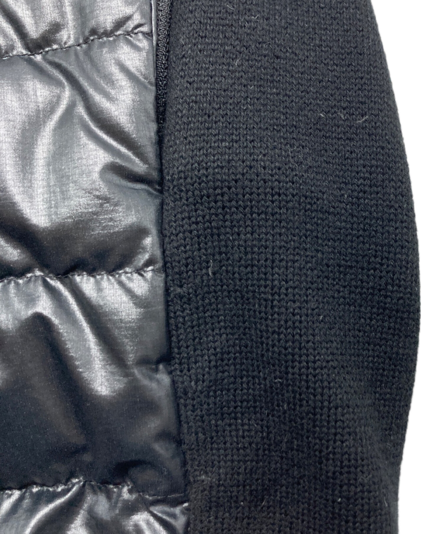 中古・古着通販】MONCLER (モンクレール) ニットスイッチングダウン