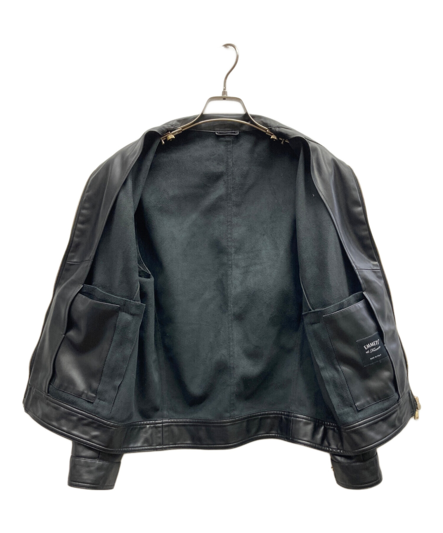 中古・古着通販】EMMETI (エンメティ) フェイクレザージャケット