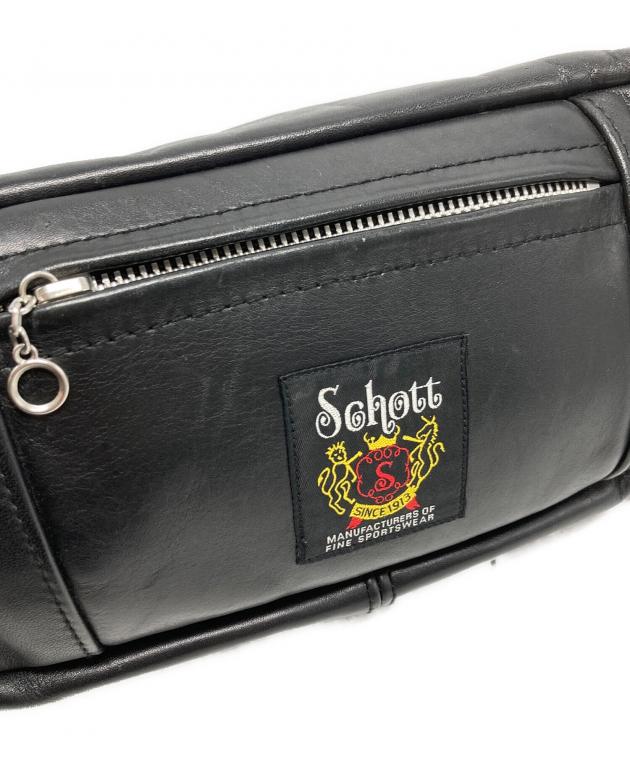 ジ*ン様 【超メルカリ市限定価格】 Schott パデッド ボディバッグ 中古・古着通販】Schott (ショット) パデッドボディーバッグ/3109023