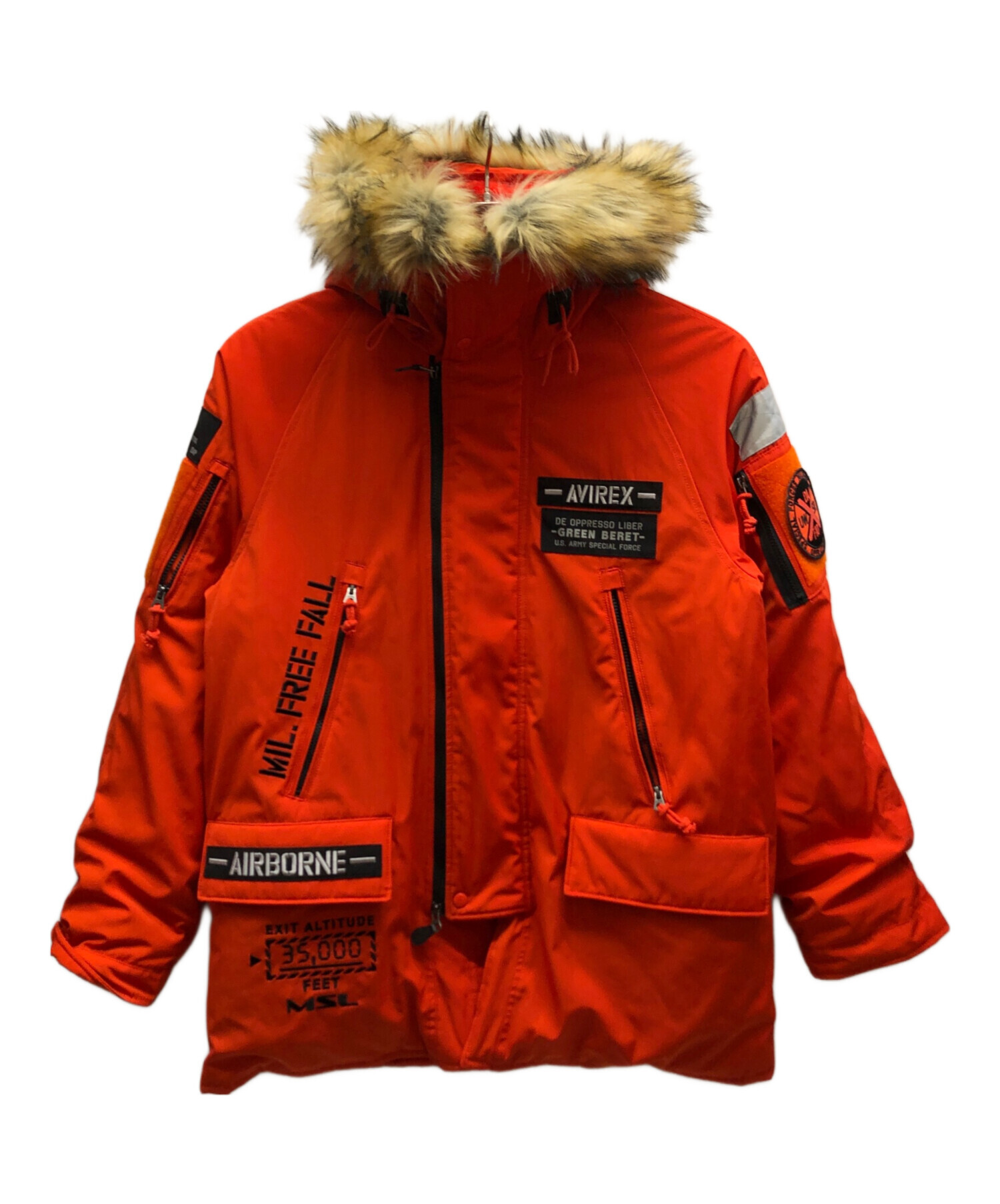 AVIREX RECON つなぎ オレンジ 中古・古着通販】AVIREX (アヴィレックス) N-3B MODIFIED HALO/6192170