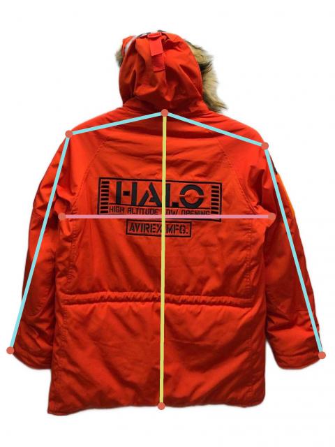 中古・古着通販】AVIREX (アヴィレックス) N-3B MODIFIED HALO/6192170