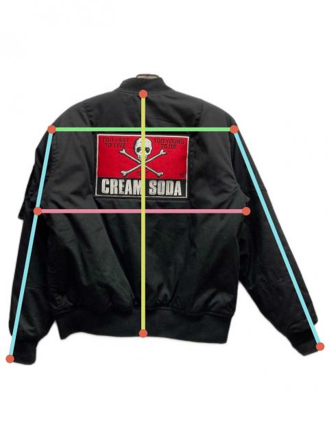 中古・古着通販】CREAM SODA (クリームソーダ) MA-1ジャケット
