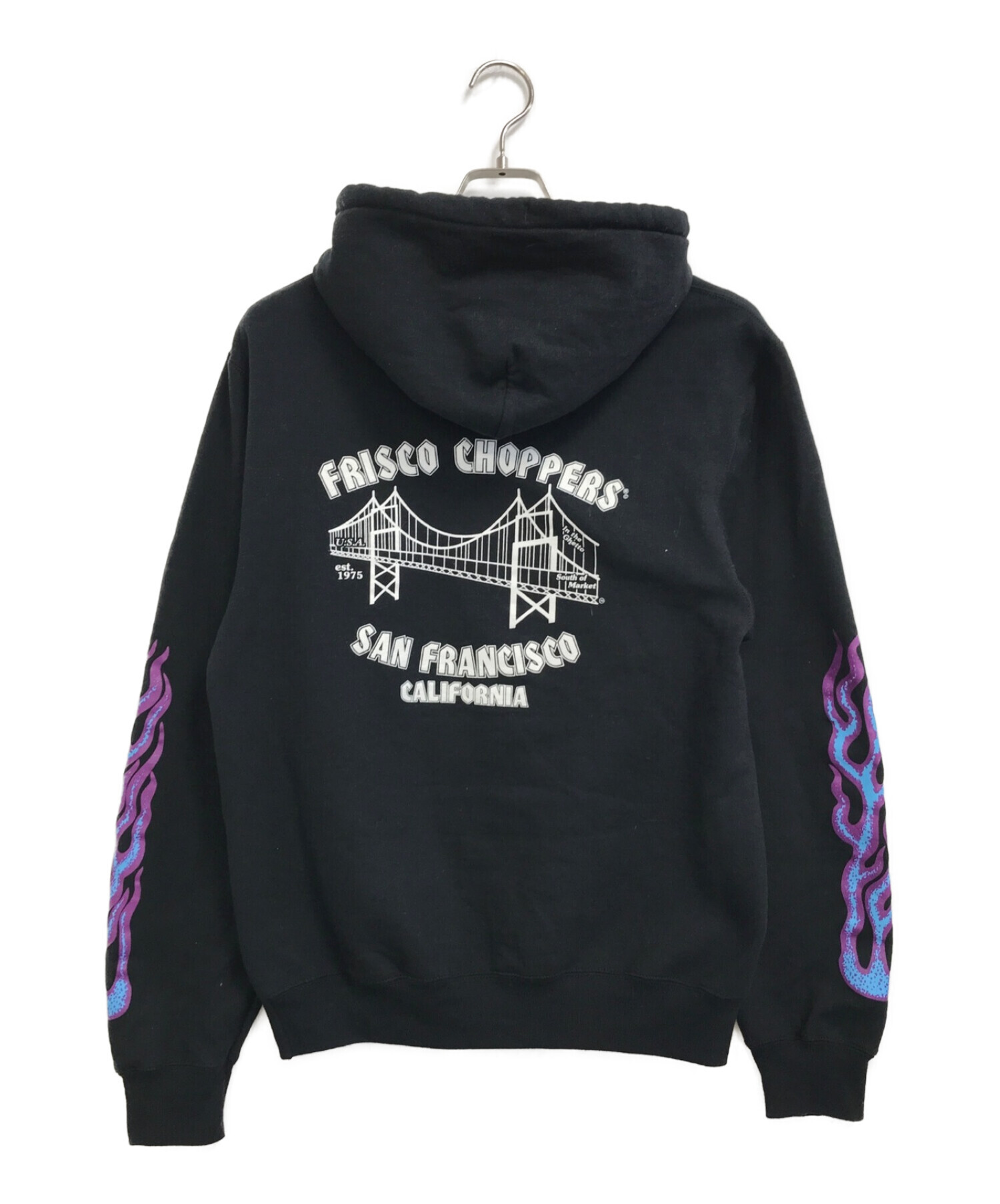 ヘルズエンジェルズ サポートのスケボー 90's Crime Inc. 袖プリ