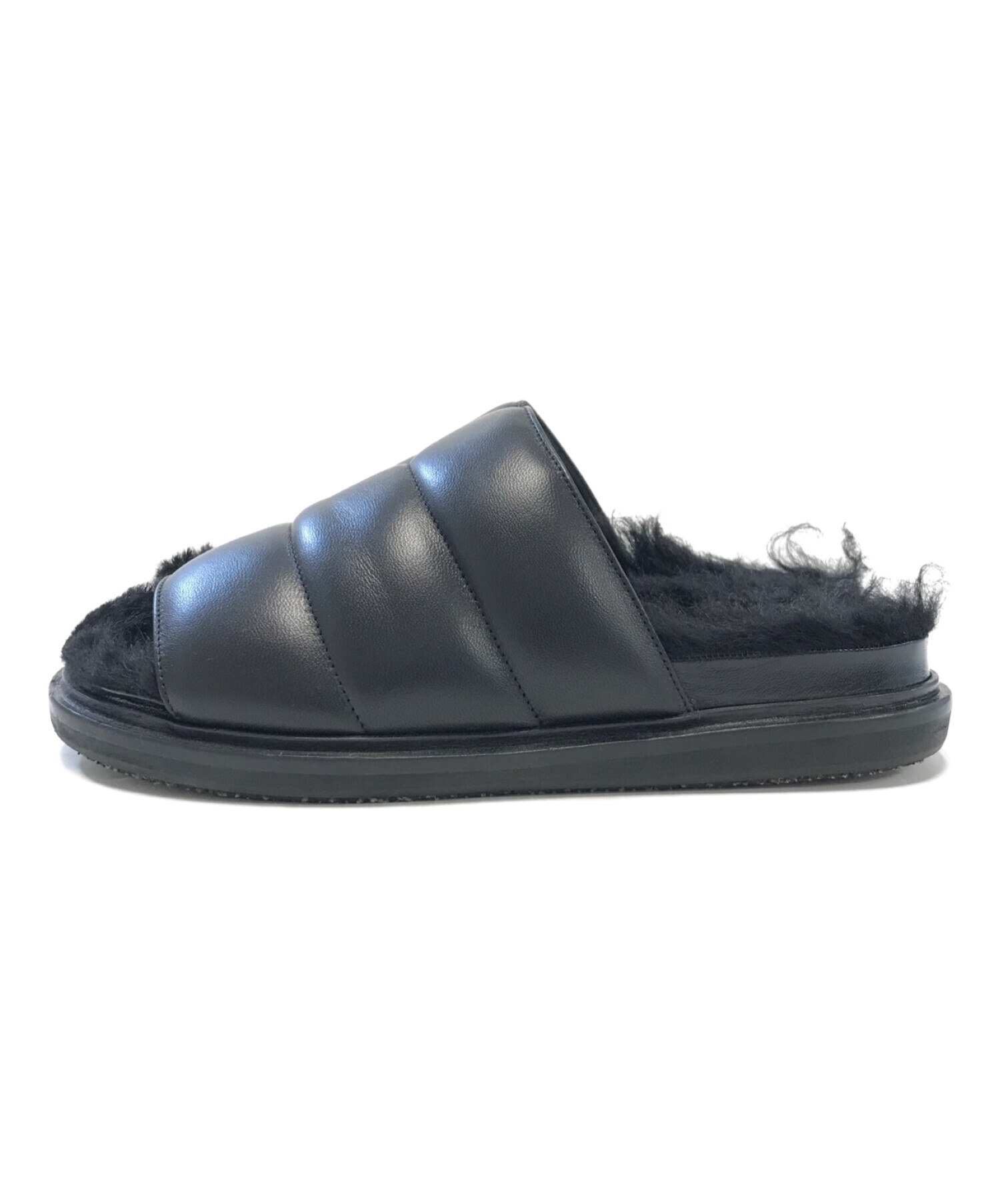 MARNI サンダル　38 中古・古着通販】MARNI (マルニ) サンダル ブラック サイズ:38