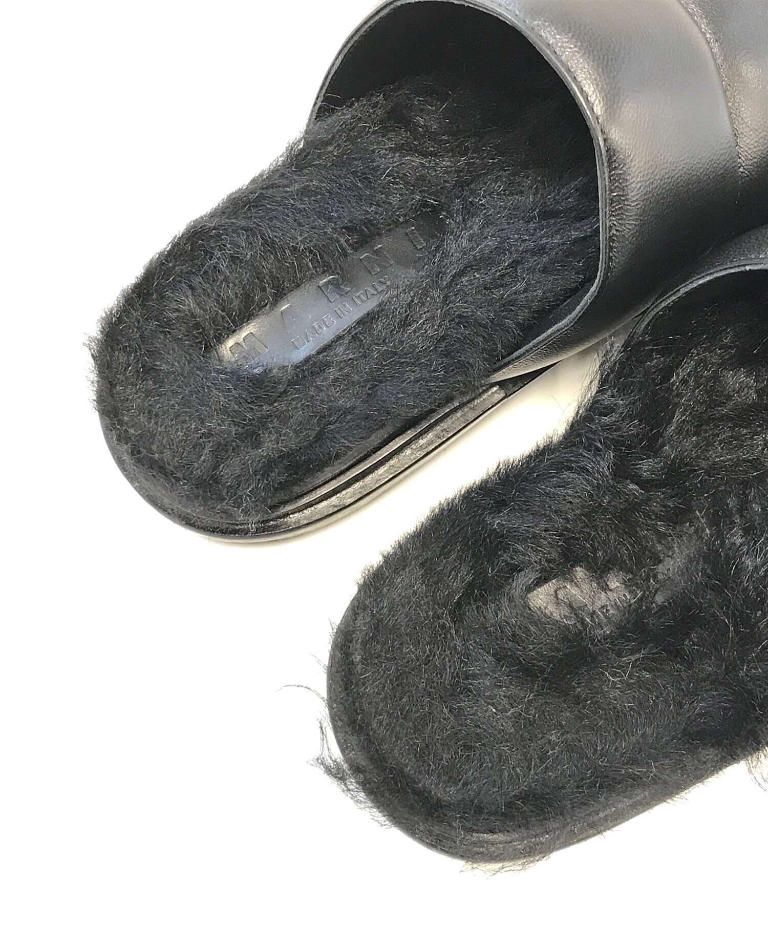 中古・古着通販】MARNI (マルニ) サンダル ブラック サイズ:38