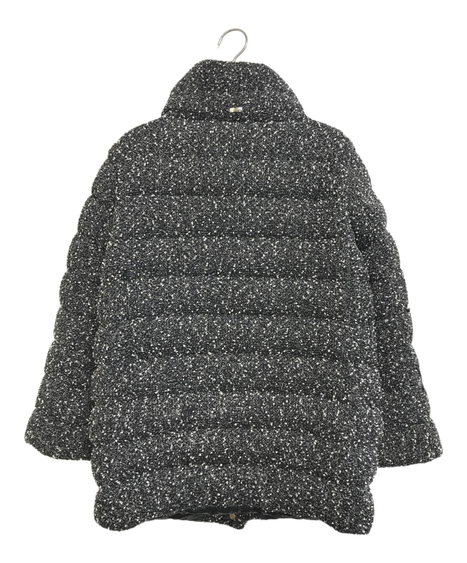 中古・古着通販】HERNO (ヘルノ) ツイードダウンジャケット グレー