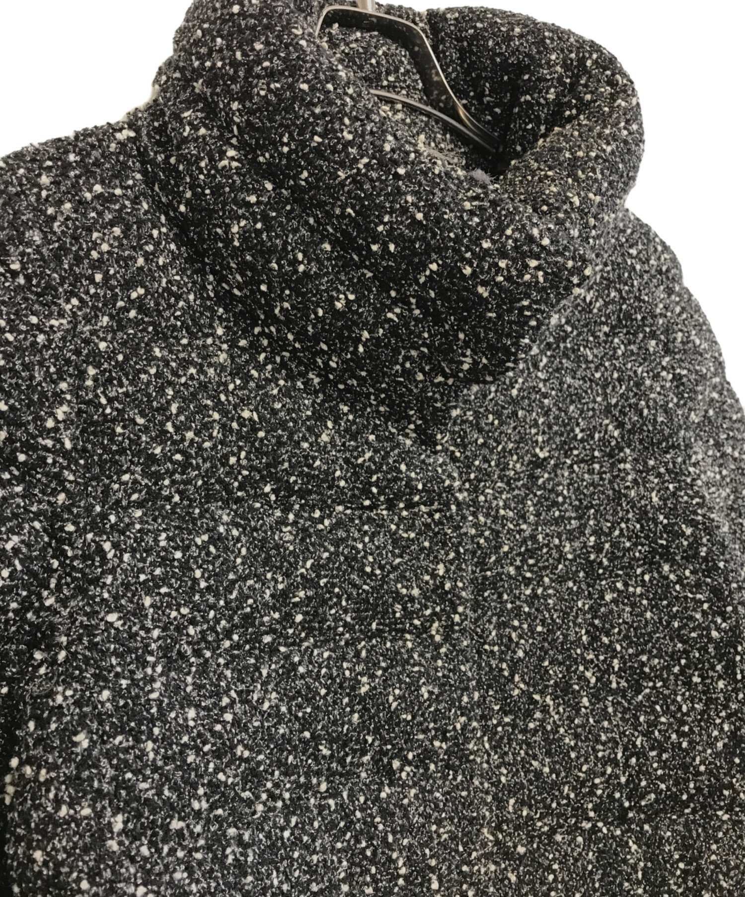 中古・古着通販】HERNO (ヘルノ) ツイードダウンジャケット グレー