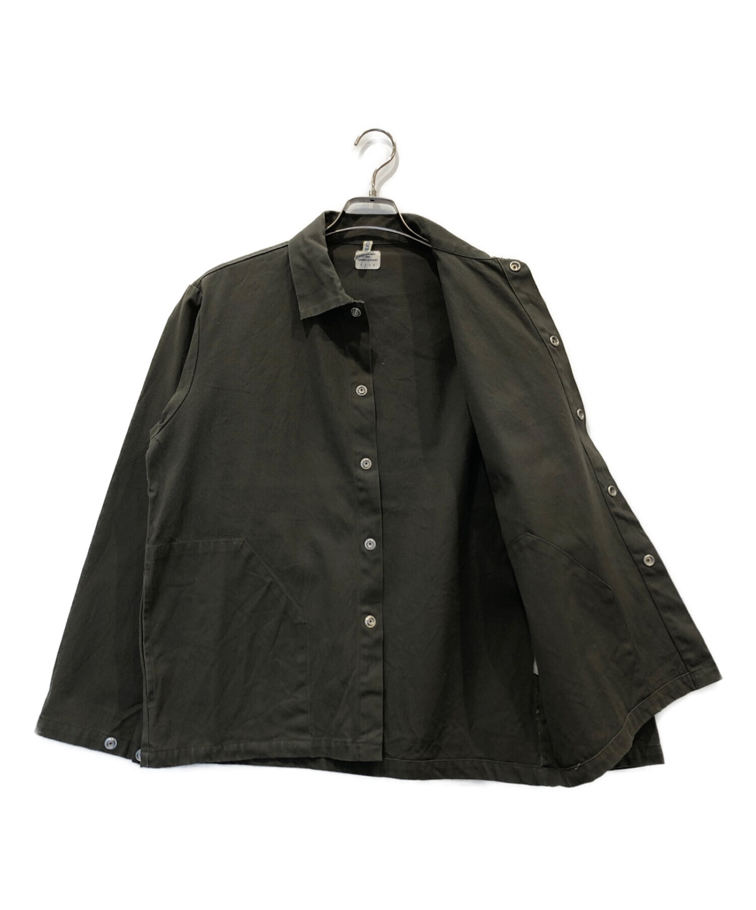 necessary or unnecessaryシャツ ジャケット ブラック　3 3024002763746472_03_1901.jpeg