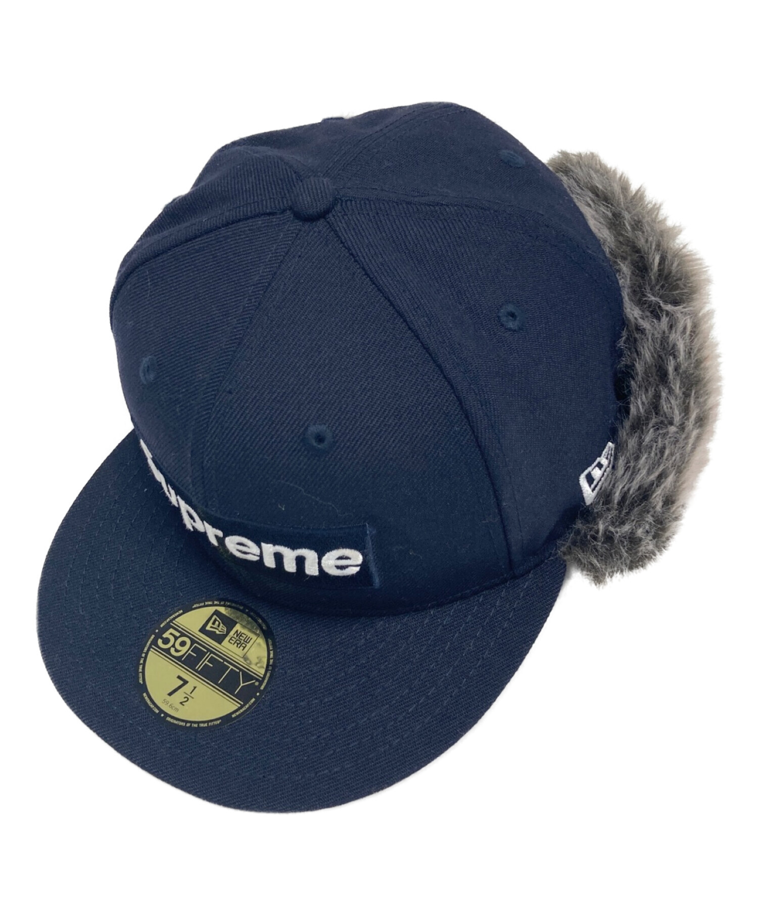 Supreme Newera 59FIFTY ネイビーキャップ 7 1/2 Supreme