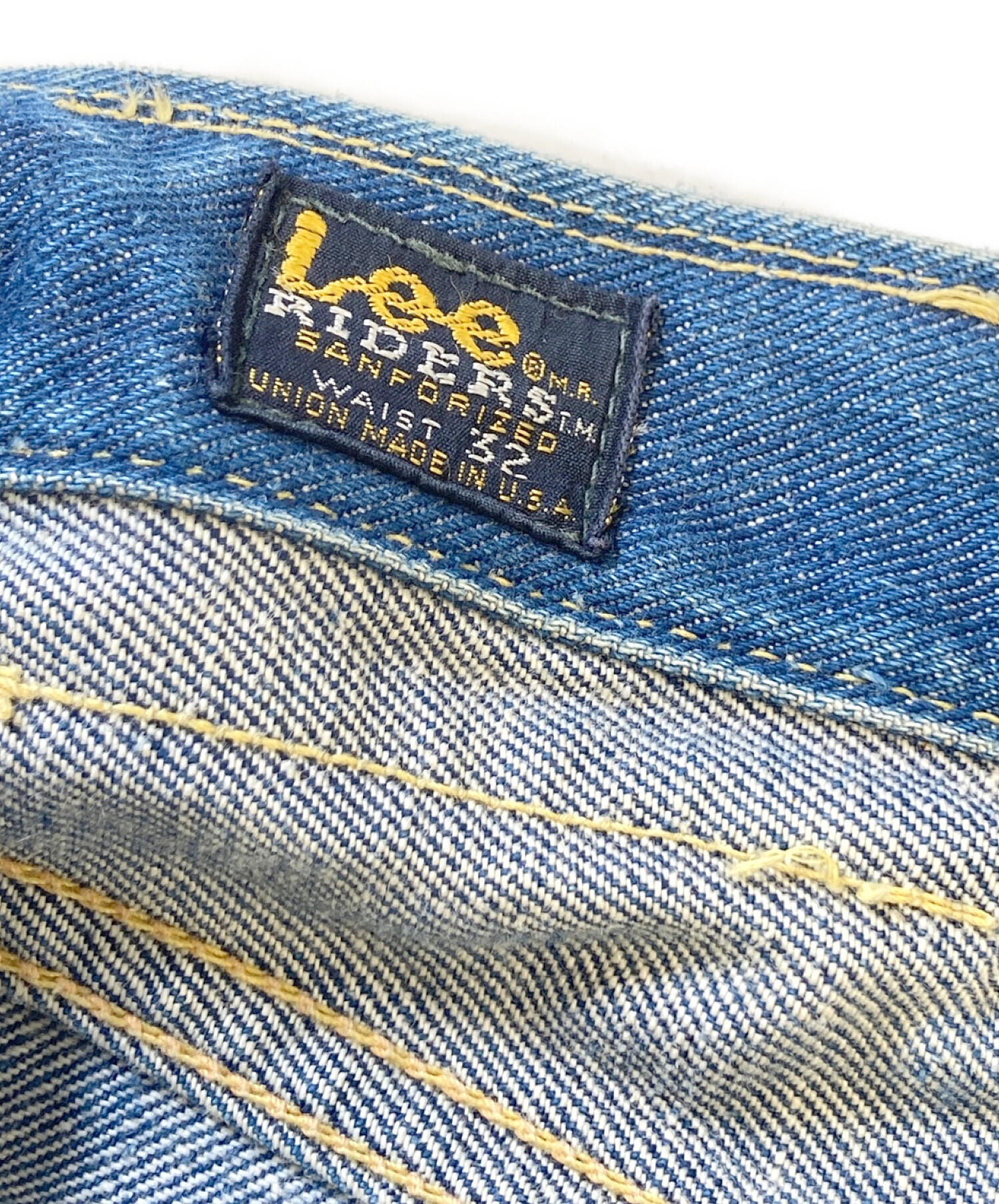 中古・古着通販】LEE (リー) デニムパンツ インディゴ サイズ:W32