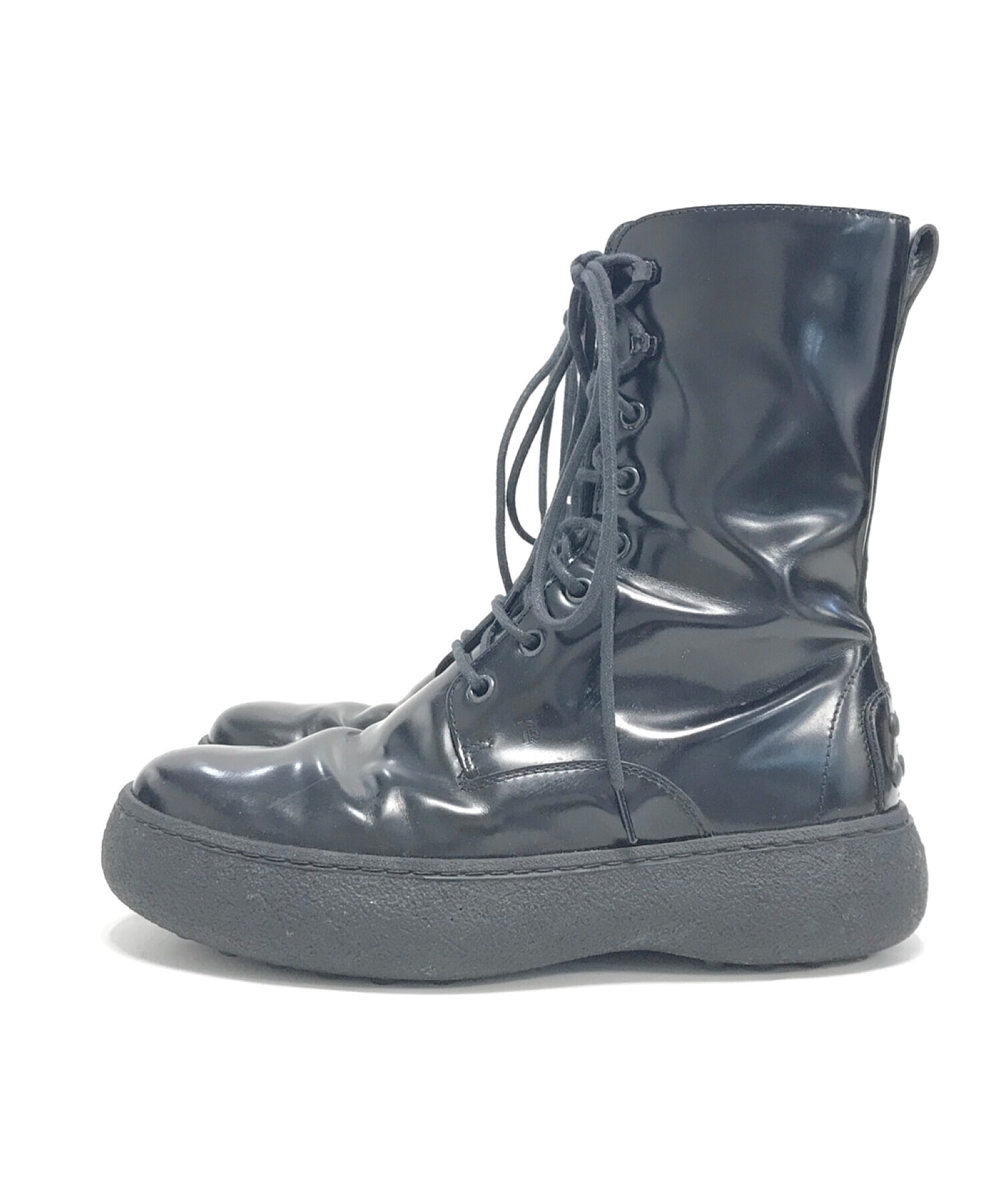 細かいスレあり TOD‘S ショートブーツ 37 1/2 細かいスレあり TOD'S ショートブーツ 37 1/2