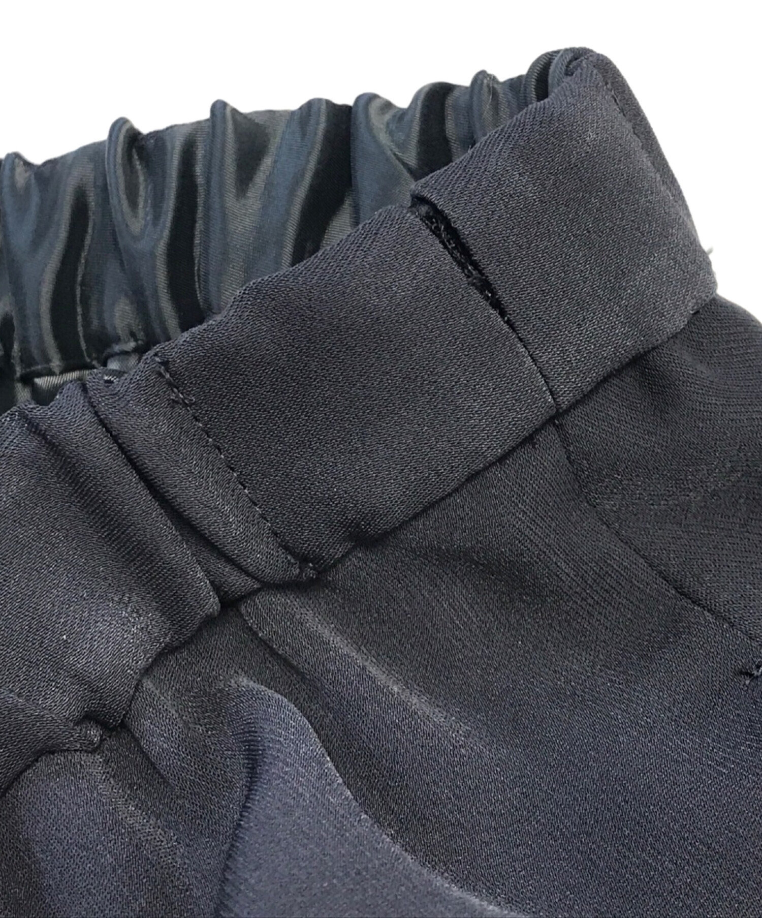 中古・古着通販】ENFOLD (エンフォルド) SQUARE PEPLUM SKIRT グレー