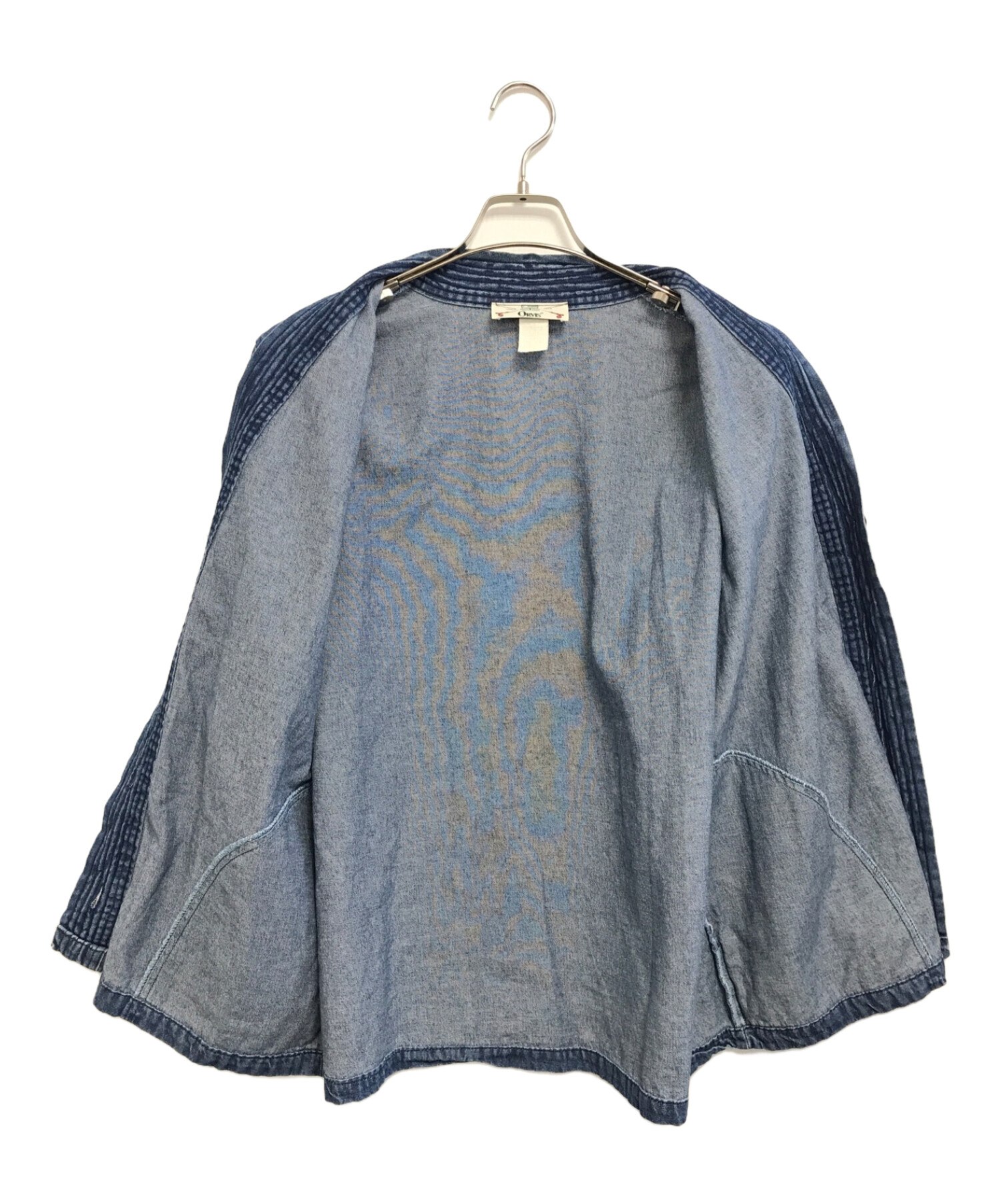 中古・古着通販】orvis (オービス) ノーカラーデニムジャケット