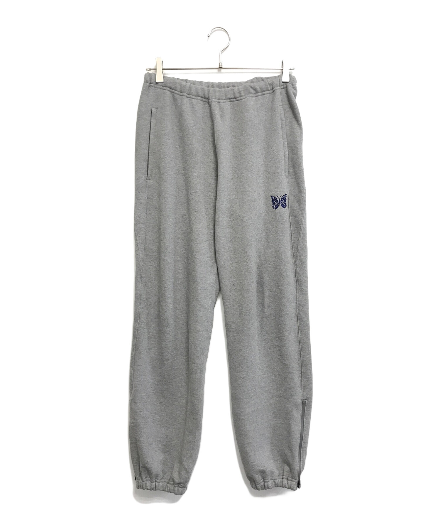 中古・古着通販】Needles (ニードルズ) ZIPPED SWEAT PANTS グレー