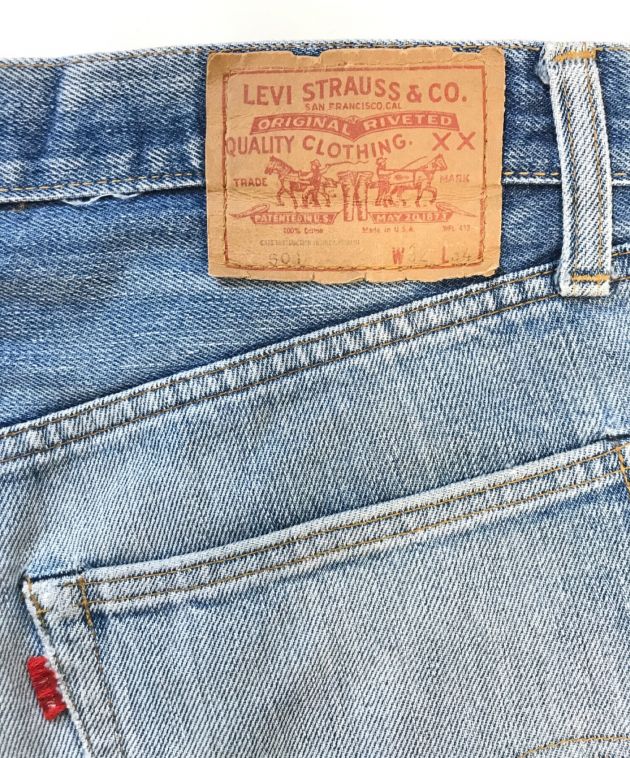 中古・古着通販】LEVI'S (リーバイス) 66前期デニムパンツ インディゴ