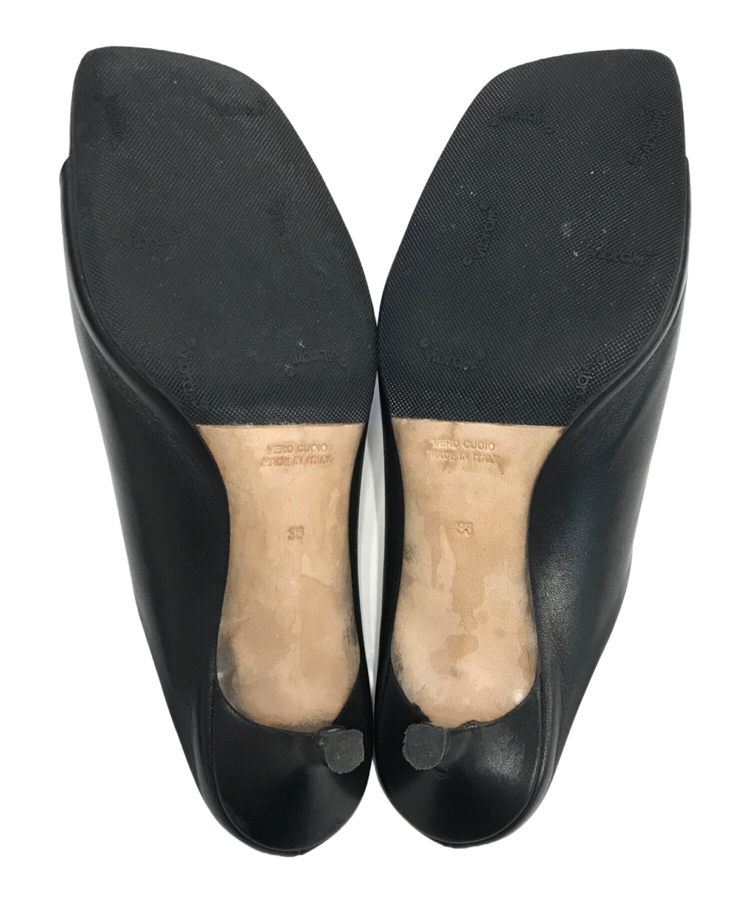 中古・古着通販】Brenta (ブレンタ) スクエアトゥミュール ブラック