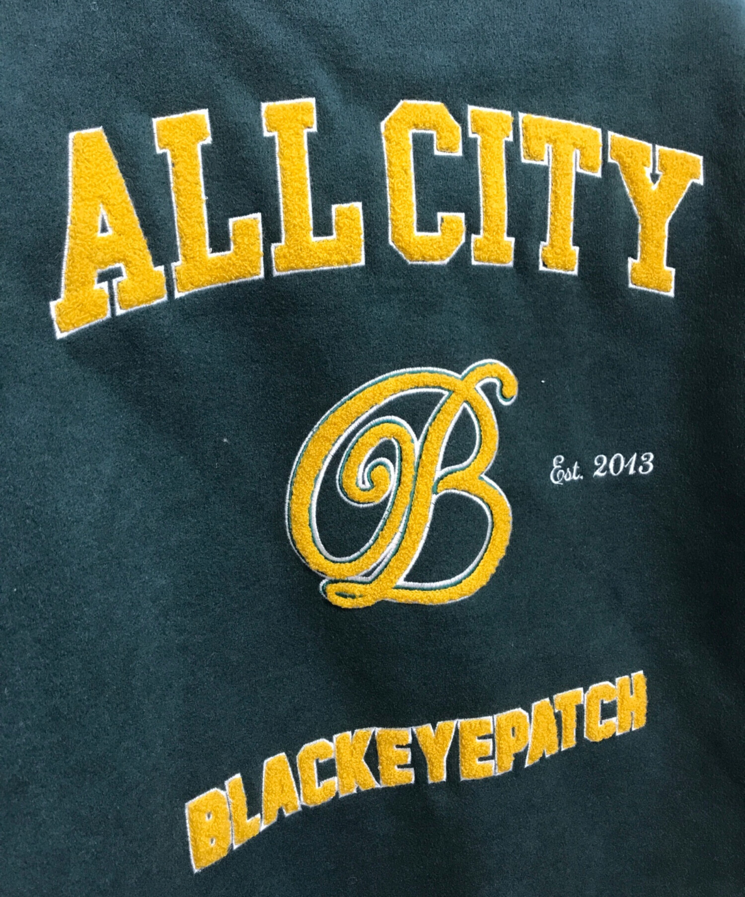 h*o様 Black Eye Patch スカジャン XL ステン 新品✨ブラックアイパッチ スカジャン ドラゴン 龍 刺繍 サテン 光沢