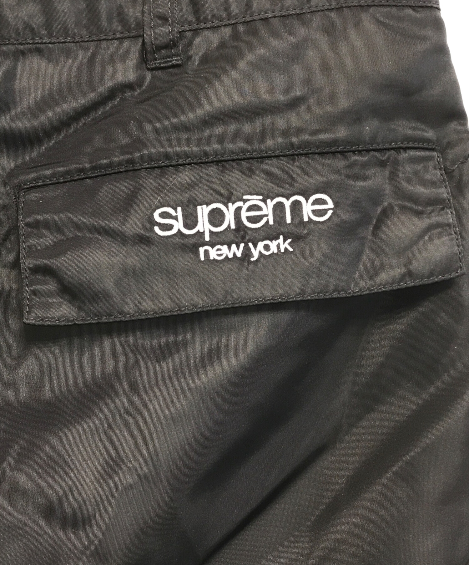 中古・古着通販】SUPREME (シュプリーム) nylon cargo pant ブラック