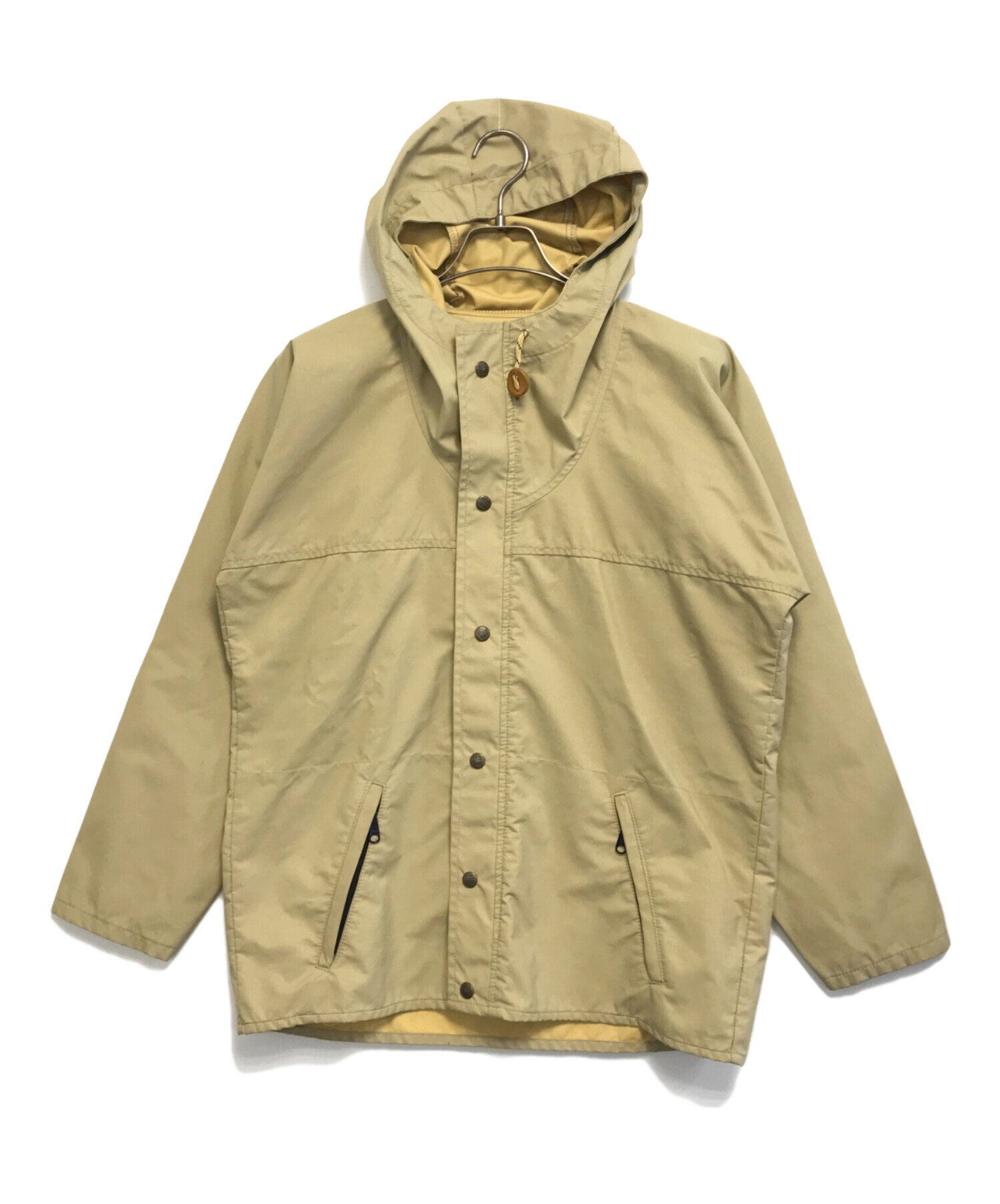 オールドColumbiaアノラックナイロンジャケット台湾製ベージュフーディ古着 中古・古着通販】Columbia (コロンビア) ナイロンジャケット ベージュ