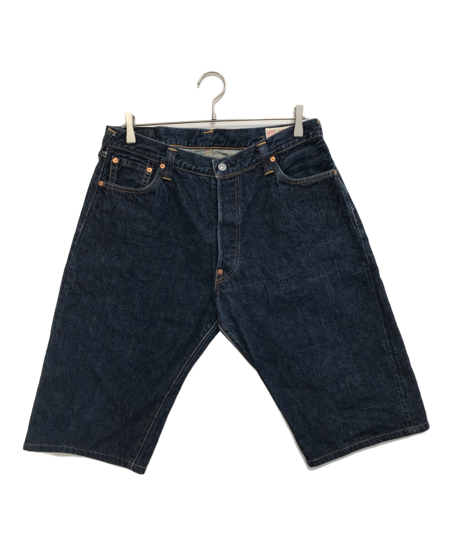 EVISU エヴィス デニムハーフパンツ 中古・古着通販】EVISU (エビス) デニムハーフパンツ インディゴ