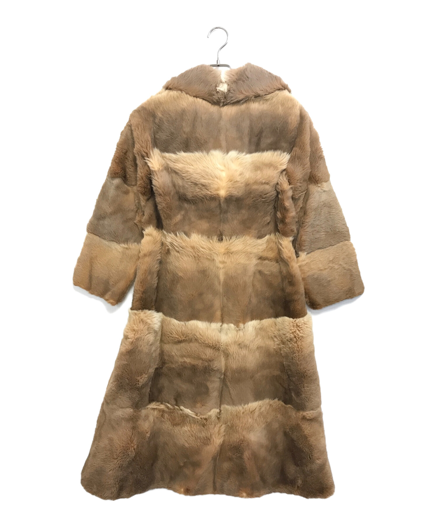 中古・古着通販】VINTAGE (ヴィンテージ) ファーコート ベージュ 