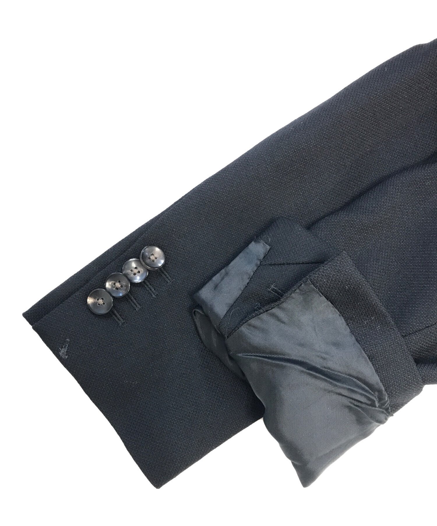 LARDINIテーラードジャケット　ブラック 未使用 中古・古着通販】LARDINI (ラルディーニ) テーラードジャケット