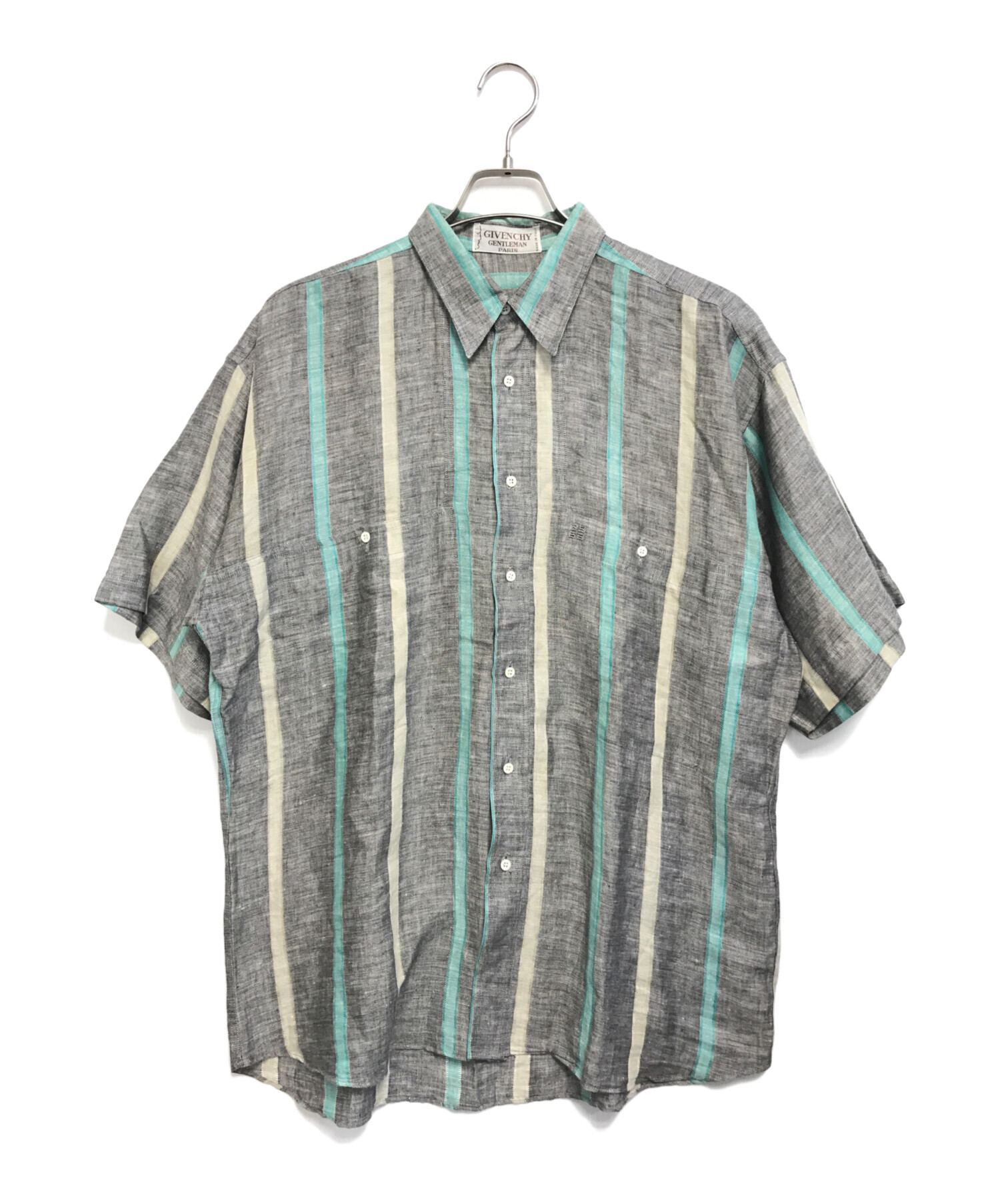 中古・古着通販】GIVENCHY (ジバンシィ) 半袖シャツ グレー サイズ:L 