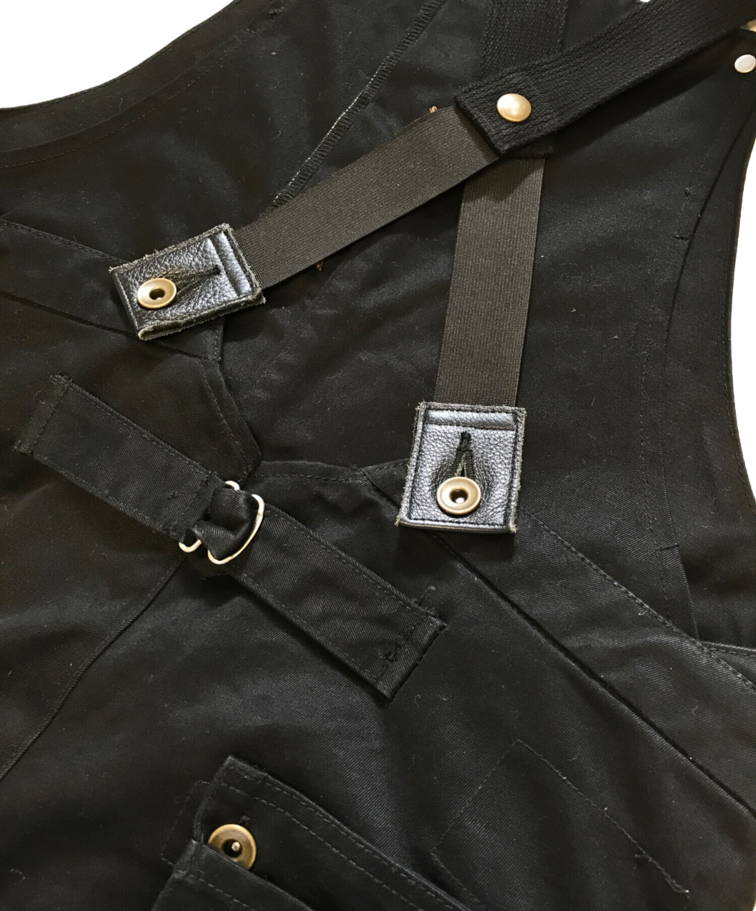 中古・古着通販】senelier (セネリエ) H.R gimmicks overalls ブラック 