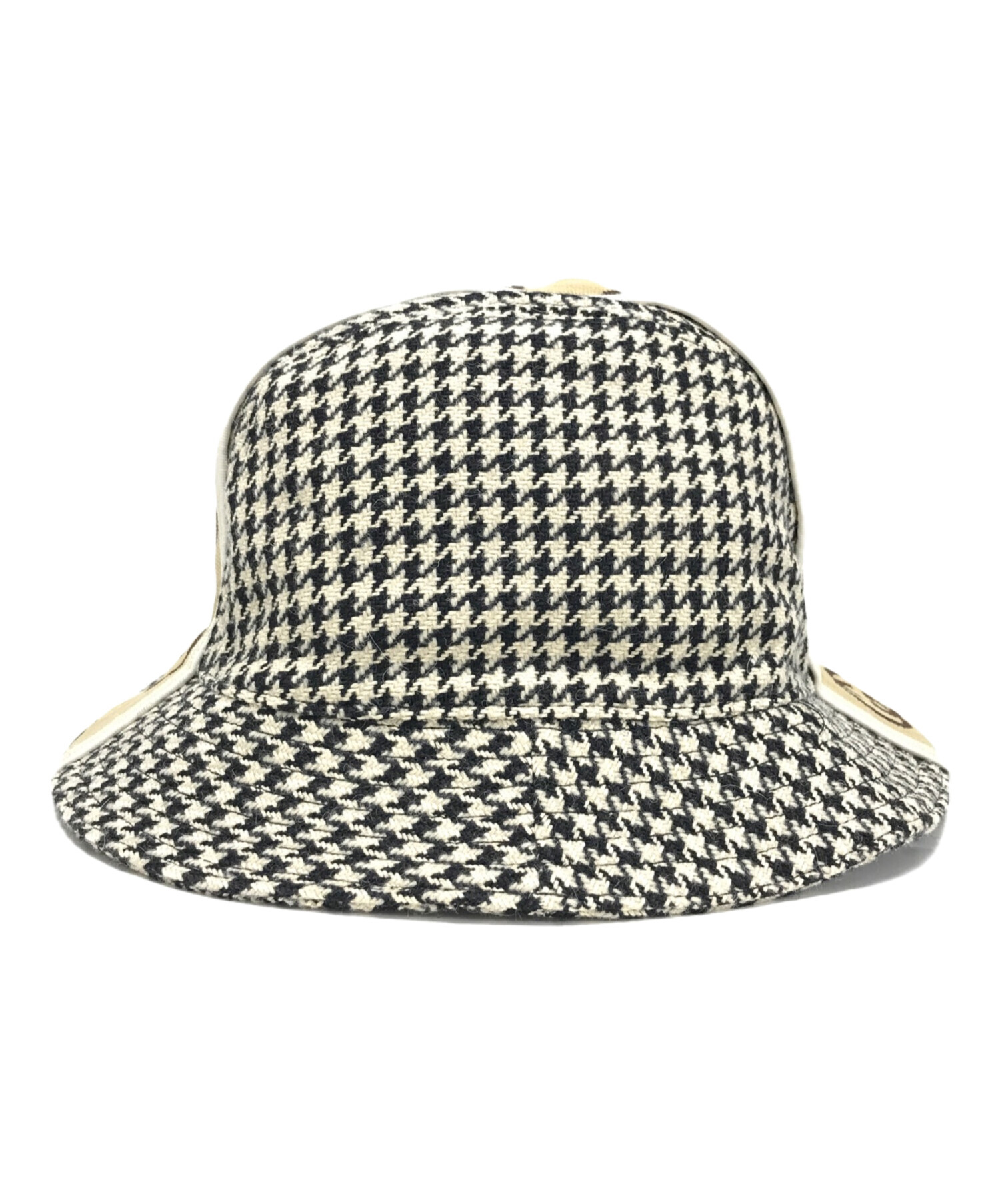 中古・古着通販】GUCCI (グッチ) 千鳥格子バケットハット ブラック