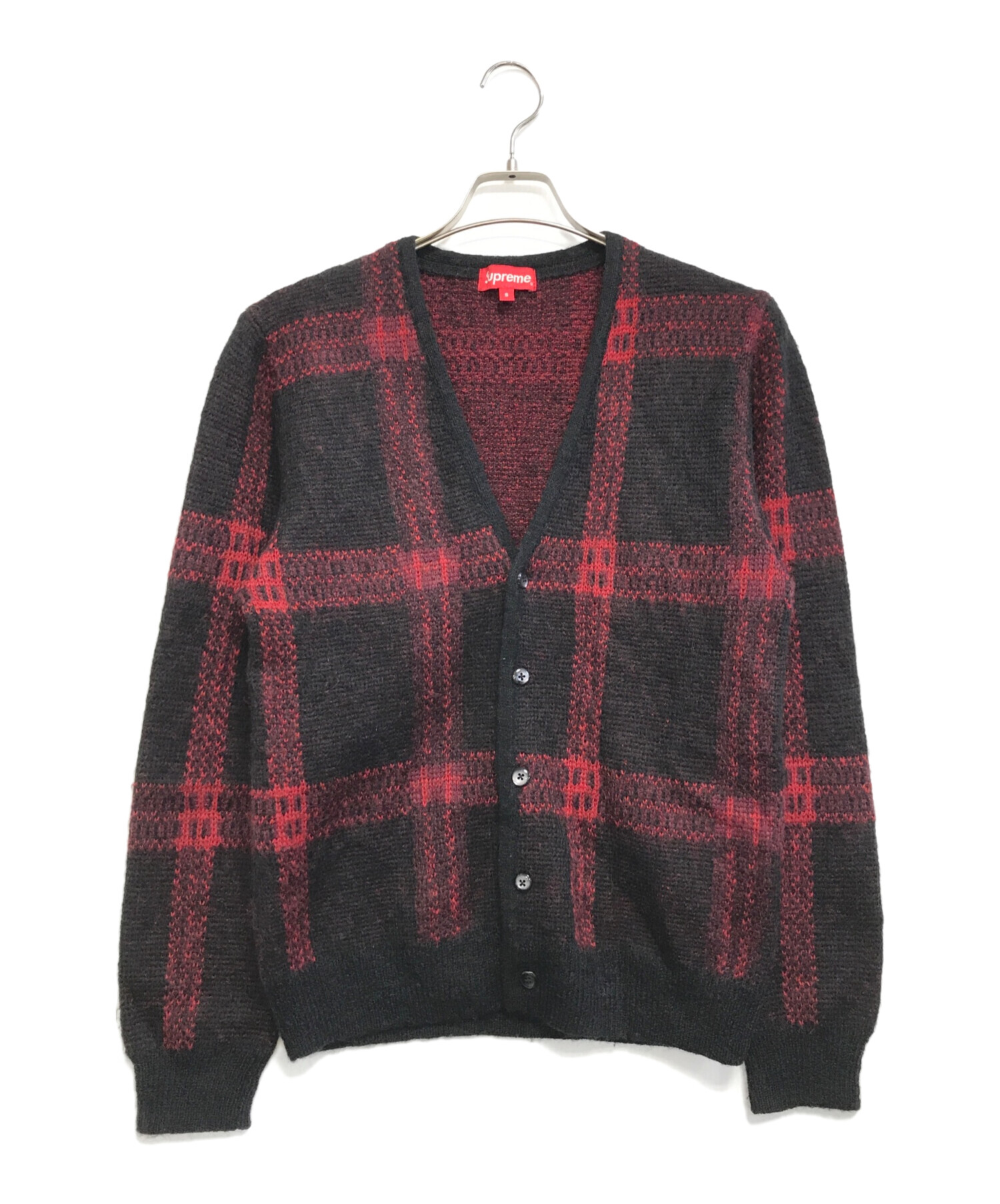 中古・古着通販】SUPREME (シュプリーム) Plaid Mohair Cardigan