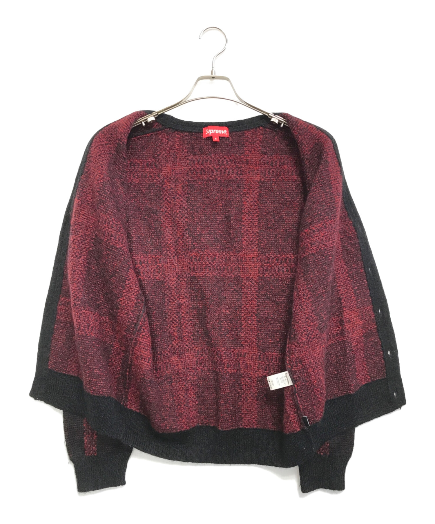 中古・古着通販】SUPREME (シュプリーム) Plaid Mohair Cardigan