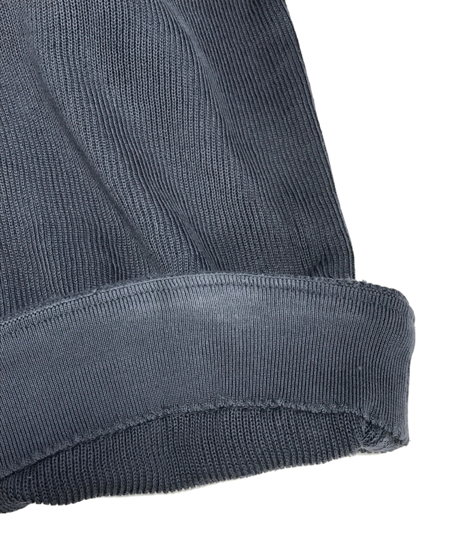 中古・古着通販】YOKE (ヨーク) RIB KNITTED TROUSERS グレー サイズ:2
