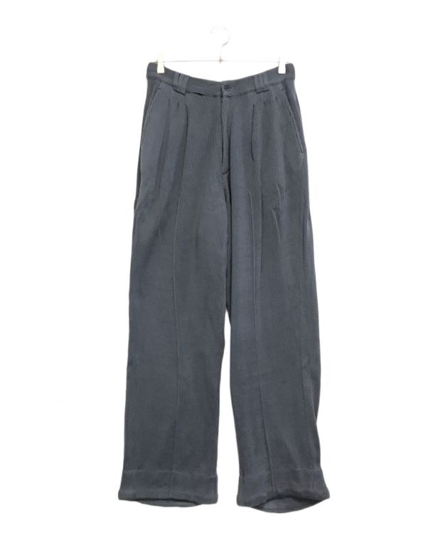 YOKEヨーク RIB KNITTED TROUSERS 中古・古着通販】YOKE (ヨーク) RIB KNITTED TROUSERS グレー サイズ:2