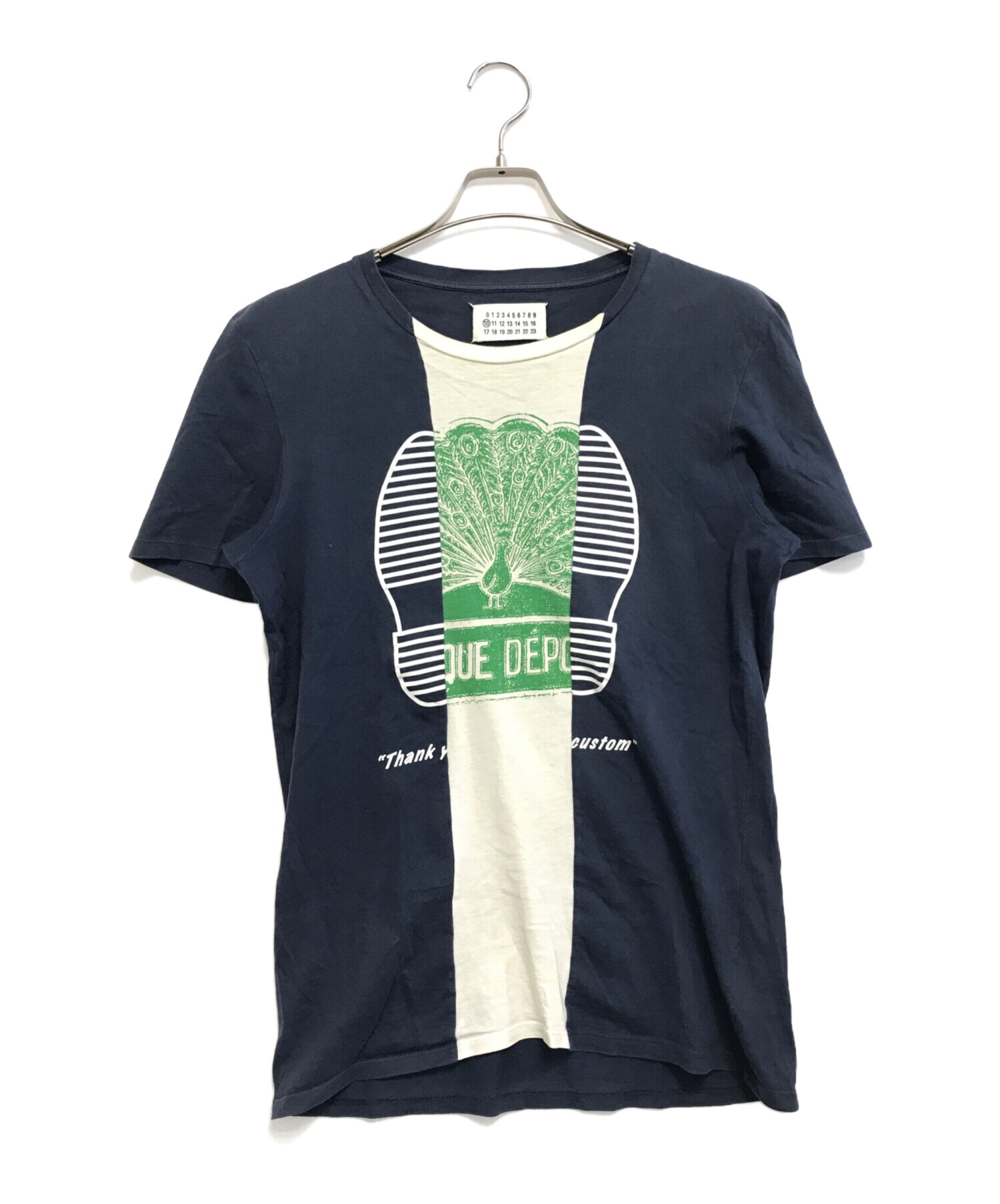 メゾンマルジェラ　アーティザナル　再構築Tシャツ　size1 マルジェラ 再構築Tシャツ メゾンマルジェラアーティザナル再構築T