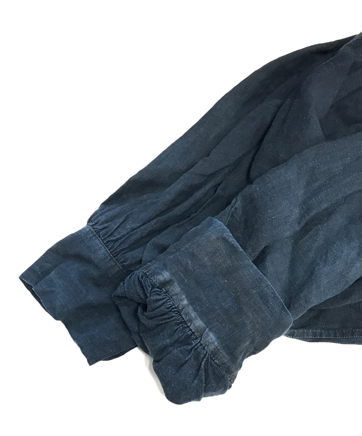 ヴィンテージ　アイルランド　デニムスモック　インディゴ　濃紺 中古・古着通販】VINTAGE (ヴィンテージ) インディゴマキニョン