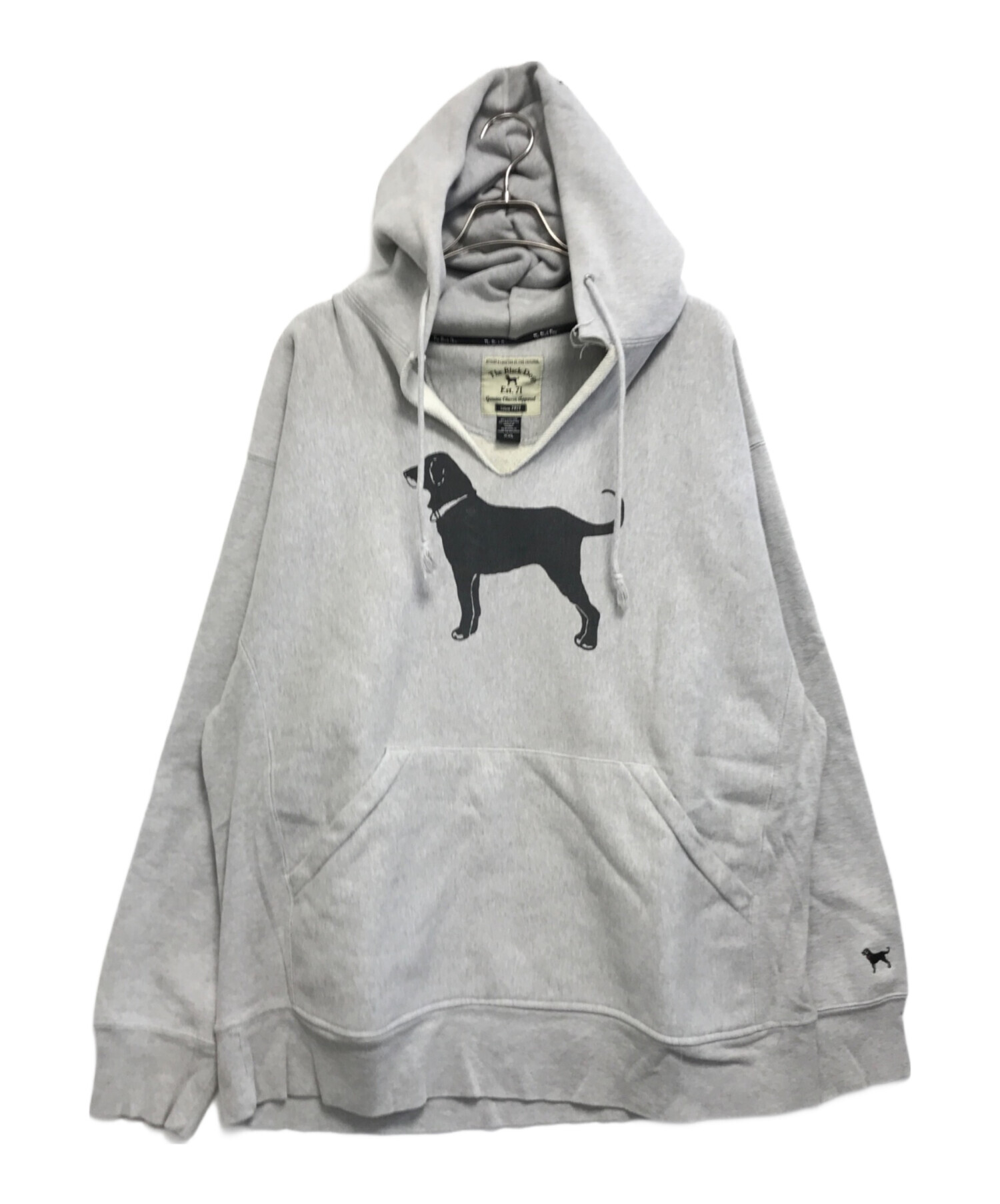 The black dogスウェットパーカーリバースウィーブフーディグレーL古着 中古・古着通販】THE BLACK DOG (ブラックドッグ) パーカー グレー