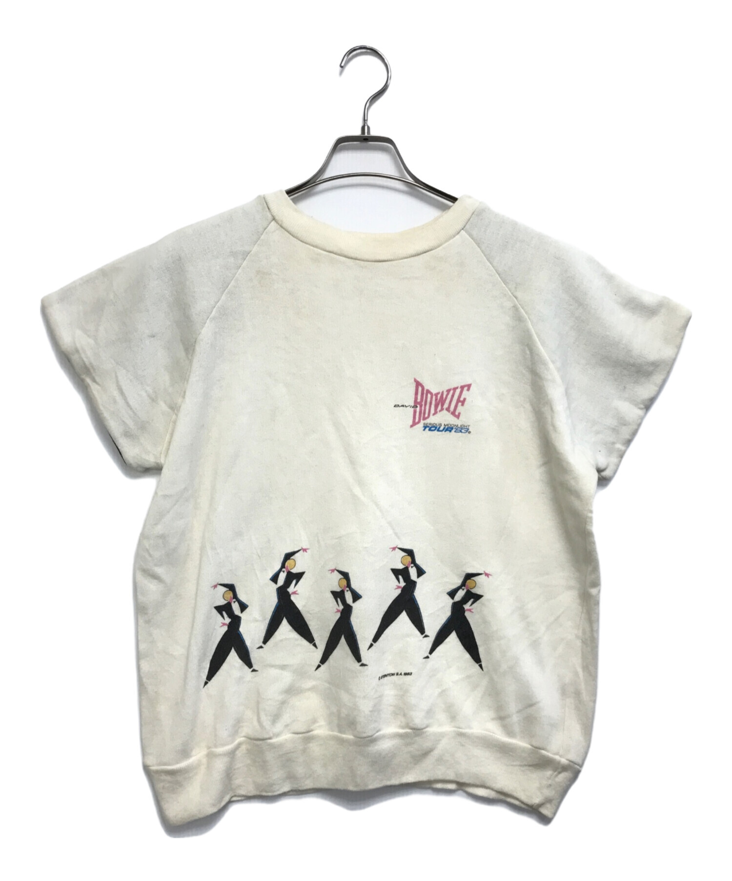 中古・古着通販】VINTAGE (ヴィンテージ) 半袖スウェット ホワイト