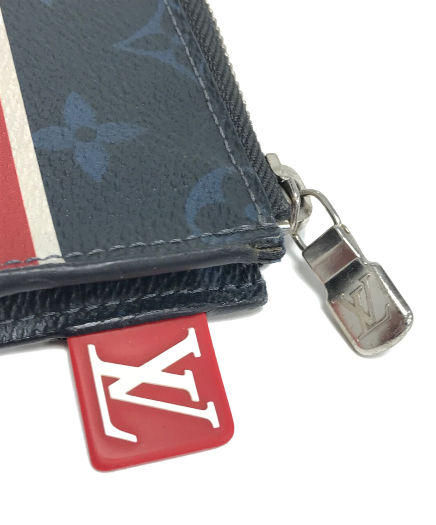 Louis Vuitton ネイビー クラッチバッグ 中古・古着通販】LOUIS VUITTON (ルイ ヴィトン) クラッチバッグ