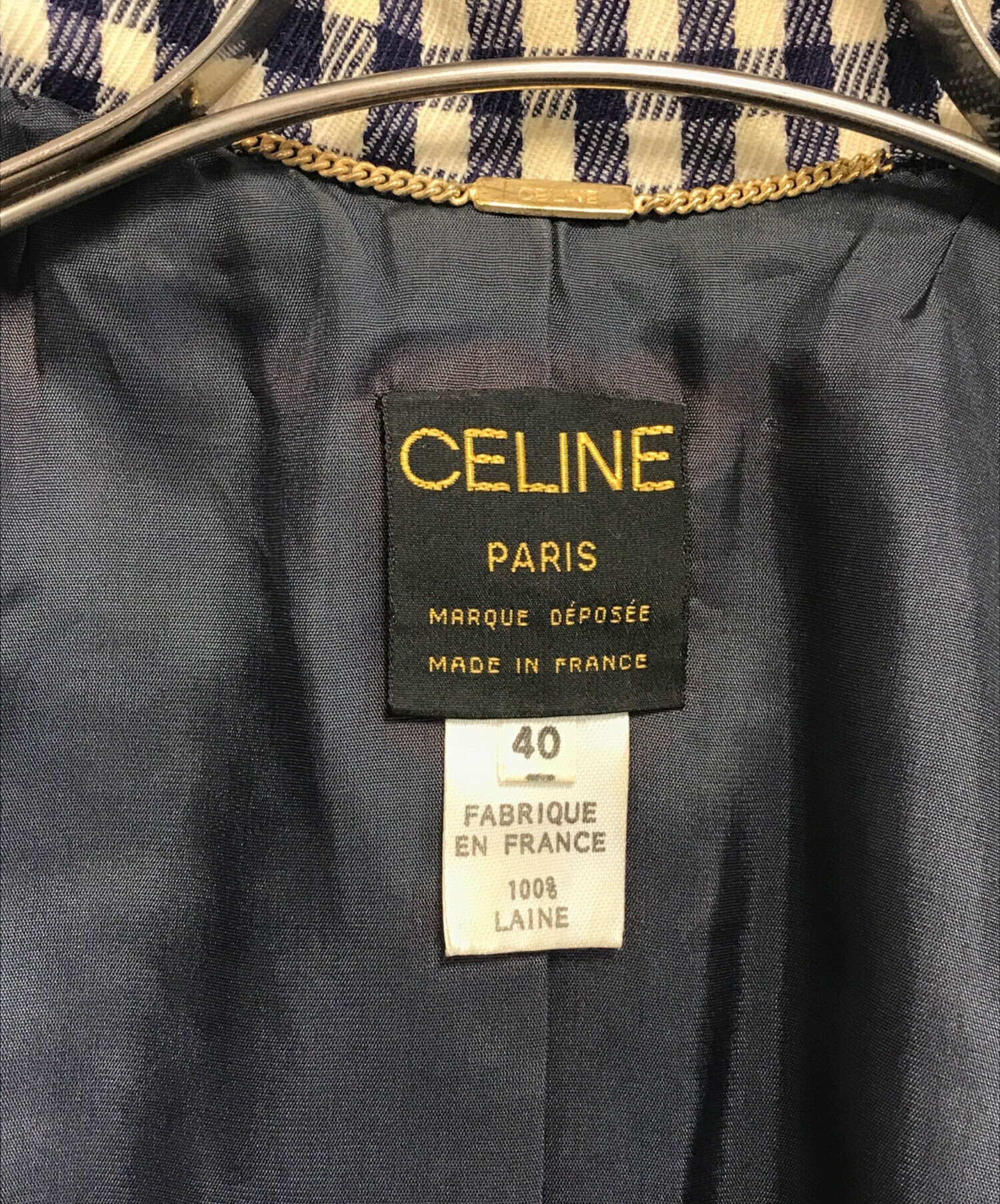 中古・古着通販】CELINE (セリーヌ) 7Bテーラードジャケット