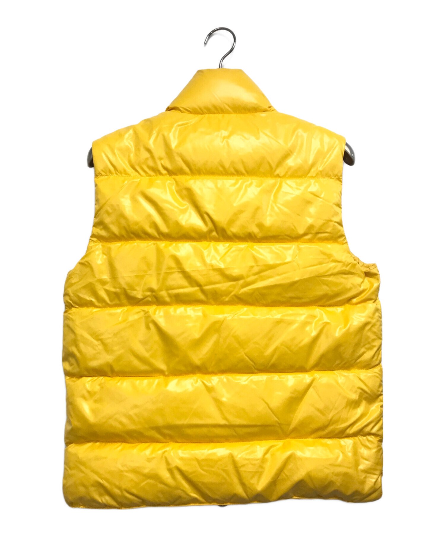 MONCLER イエロー ダウンジャケット 中古・古着通販】MONCLER (モンクレール) ダウンジャケット イエロー