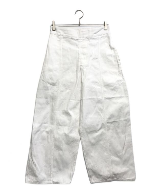 新品未使用・新作・salsation ・サルセーション ワイドパンツ ホワイト 中古・古着通販】sage.NATION (セイジ ネーション) WELT TROUSER