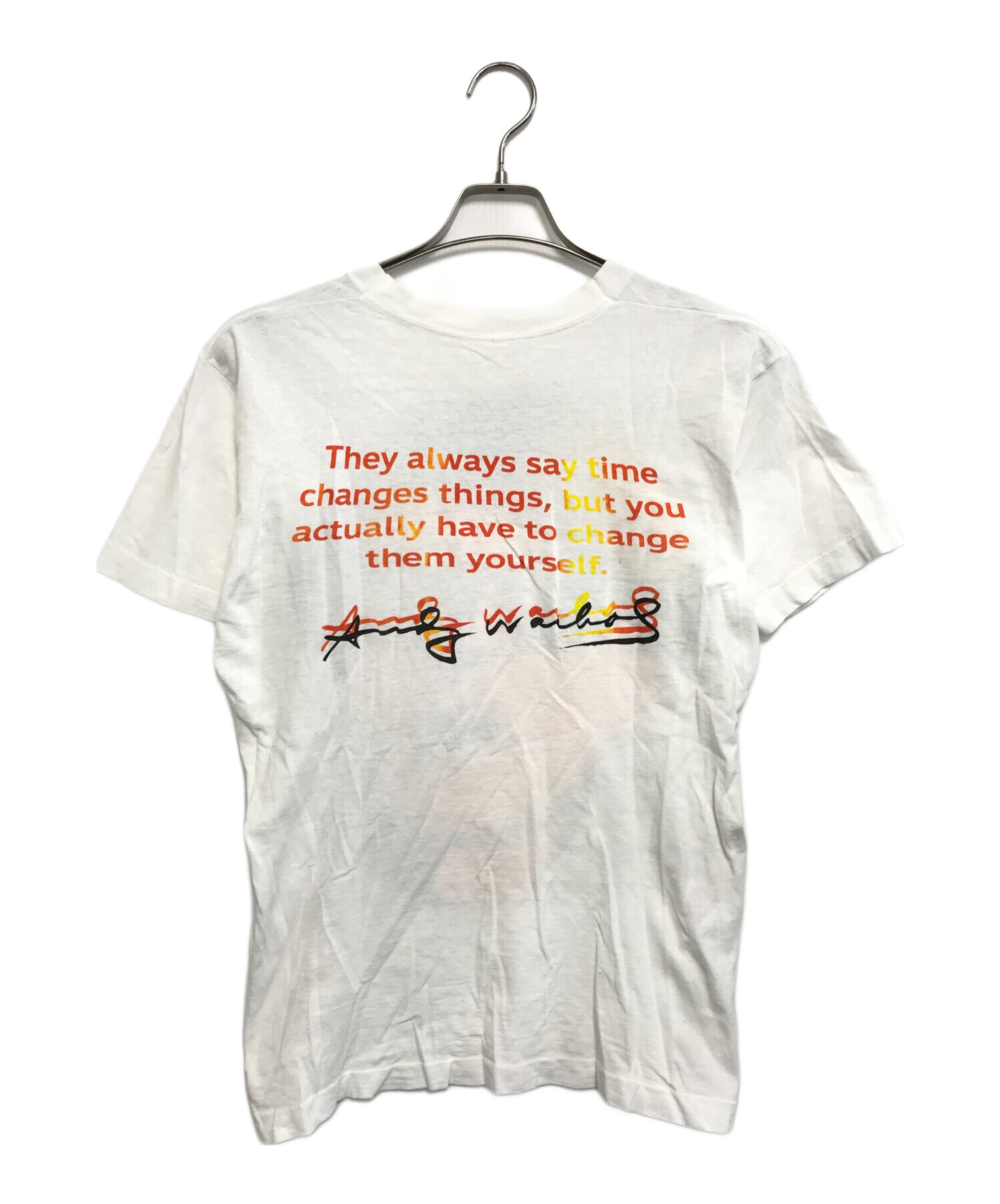 中古・古着通販】VINTAGE (ヴィンテージ) アートtシャツ ホワイト 