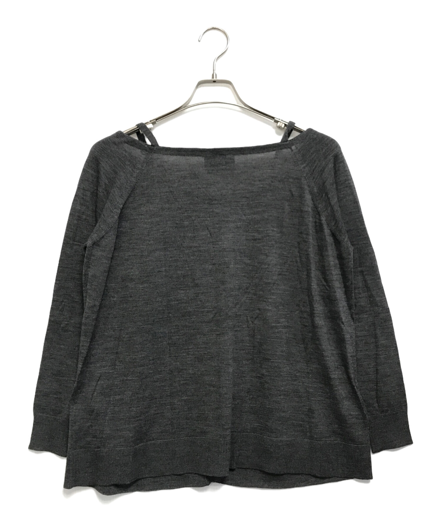 中古・古着通販】PRADA (プラダ) カーディガン グレー サイズ:36