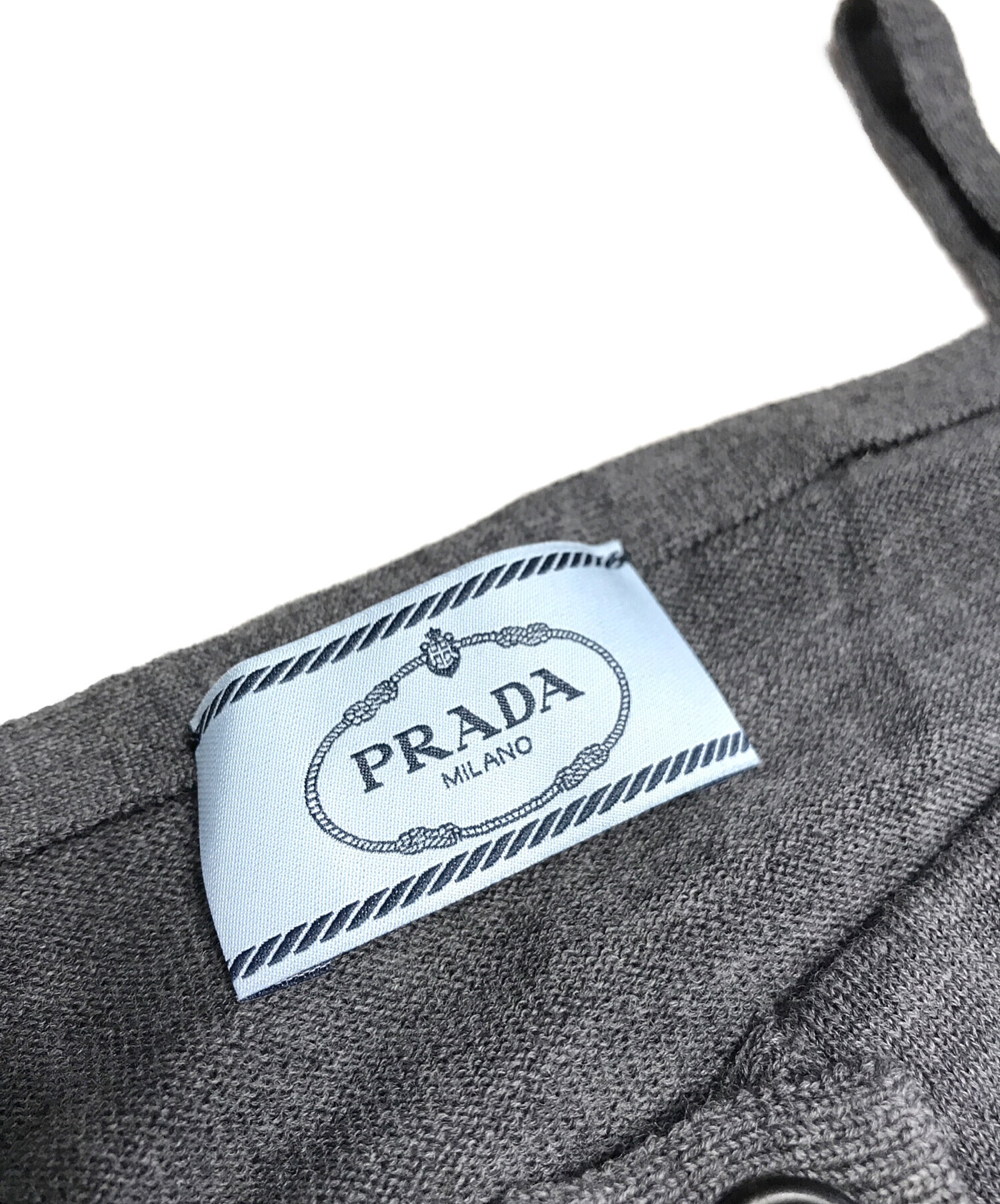 中古・古着通販】PRADA (プラダ) カーディガン グレー サイズ:36