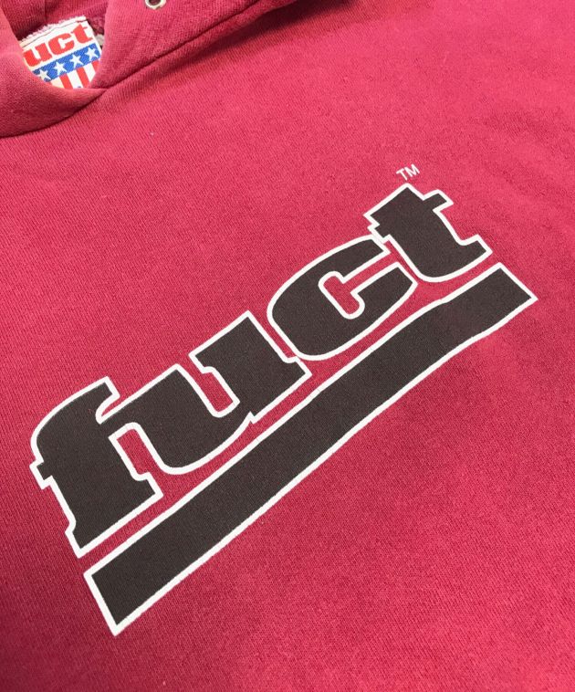 中古・古着通販】FUCT (ファクト) パーカー レッド サイズ:XL