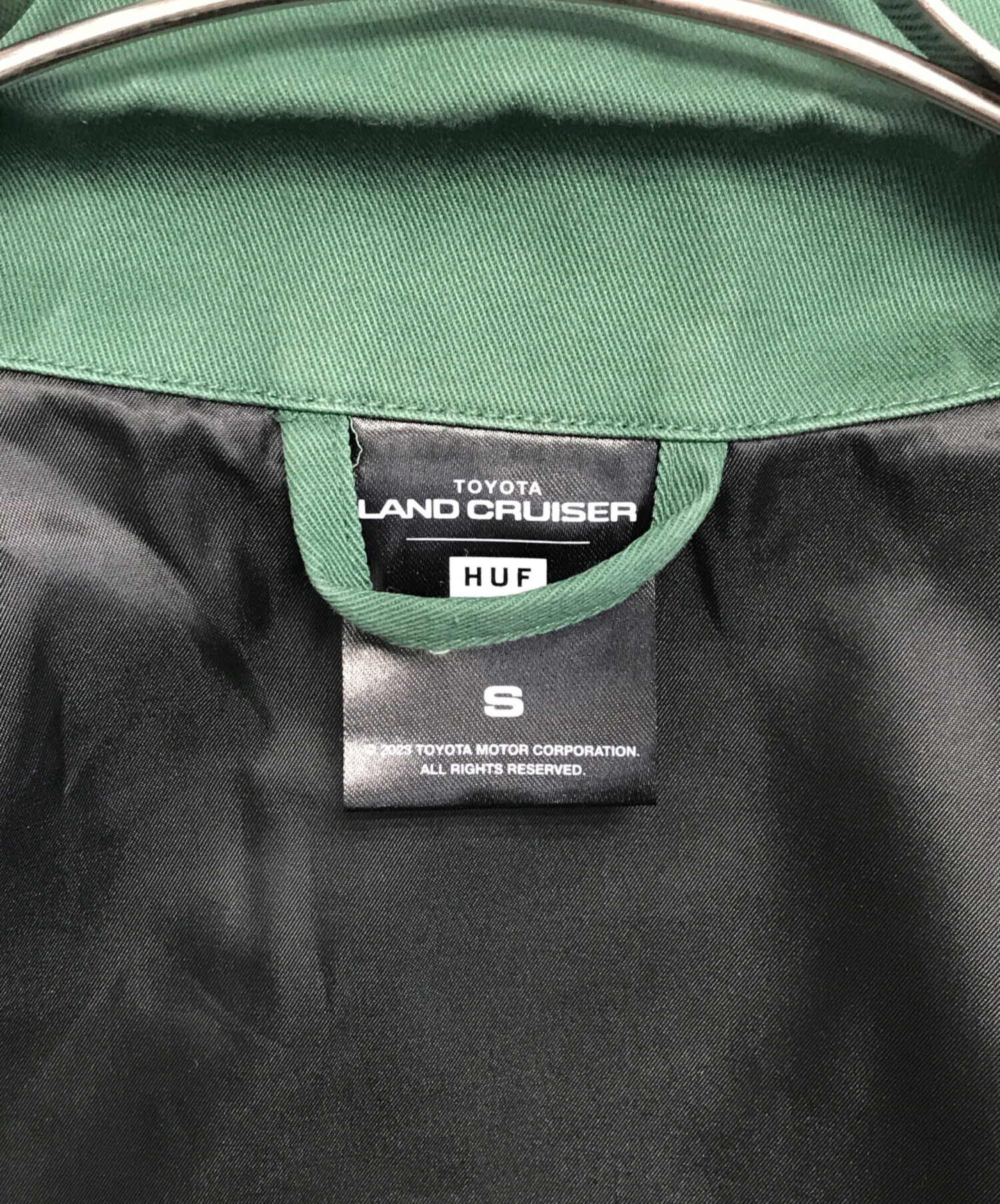 中古・古着通販】HUF (ハフ) ジップアップジャケット グリーン サイズ